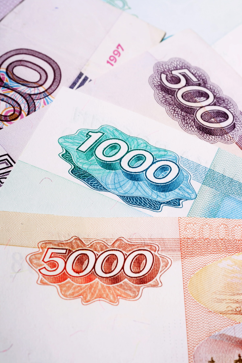 business finance and industry, representation, moneyrussian, foreign, financial, paper currency, table, 2K, banknote, russian, thousand, choice, banking