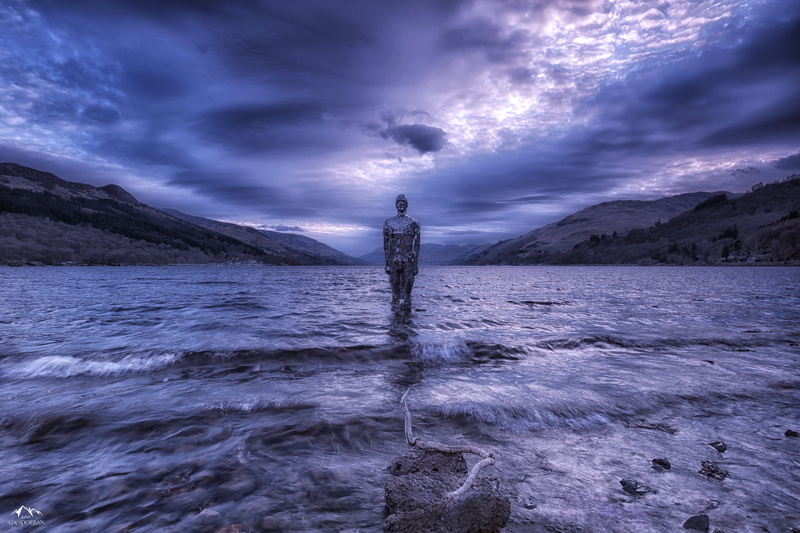 8K, lake, body, standing, sunset, Scotland, men, landscape, person, Perthshire, cloudy, Silent Witness, sea, nature, beach, Loch Earn, outdoors, mountain