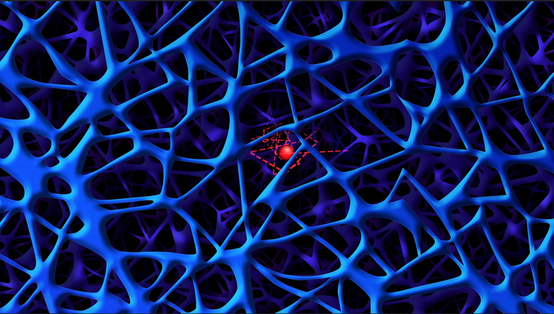 1080P, 3D, digital art, network, abstract
