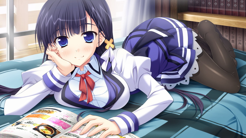 long hair, one person, childhood, representation, clothing, focus on foreground, glasses, anime girls, men, lifestyles, casual clothing, leisure activity