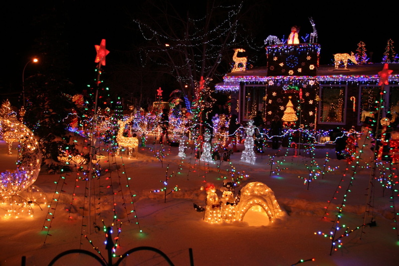 party, usa, sparkle, seasonal, brilliant, christmas, season, christmas decoration, lights, light, xmas, cold temperature, 1080P, bright, color, festive