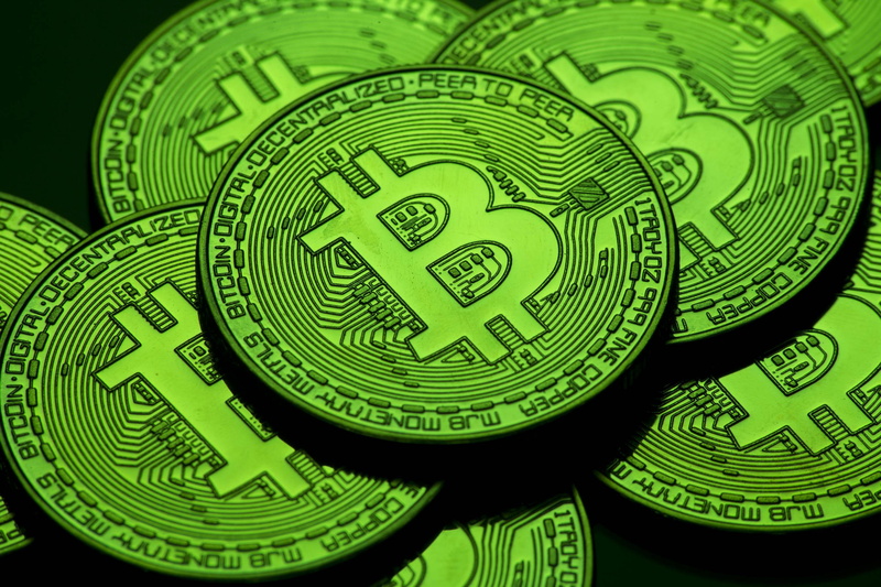 green, 2K, coins, btc, bitcoin
