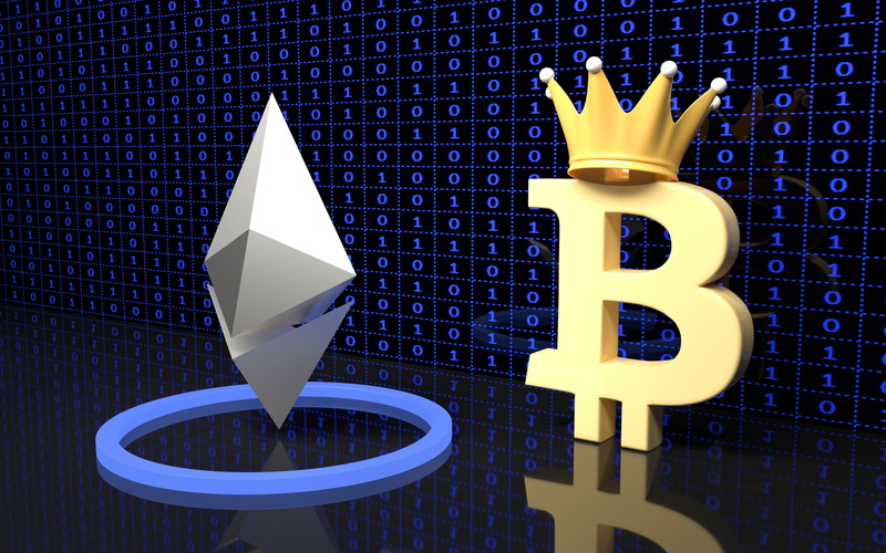 bitcoin, 4K, btc, the air, fon, ethereum, eth