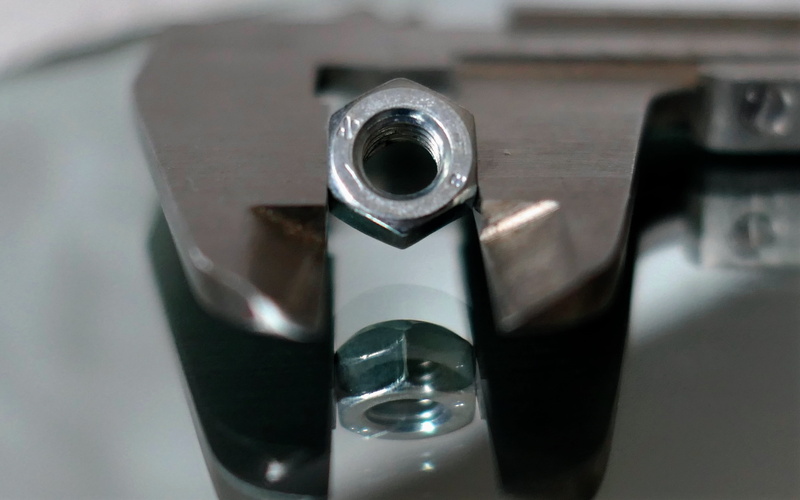 calliper, technology, ruler, accuracy, centimeters, rotary part, exactly, indoors, inserting, shiny, reflection, precision, craft, food and drink, high angle view