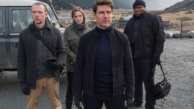 Simon Pegg, Ving Rhames, movie, scene, Mission: Impossible - Fallout, Tom Cruise, Rebecca Ferguson, 4k, 4K, mission, impossible