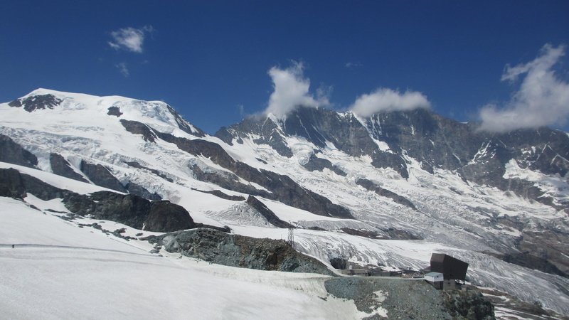 leisure activity, environment, cloud - sky, non-urban scene, cold temperature, snowcapped mountain, saas-fee, nature, mountain peak, landscape, outdoors
