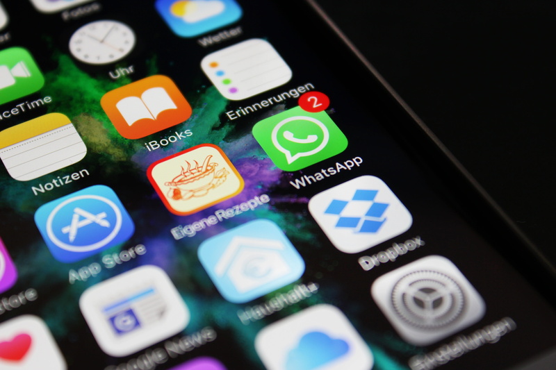 still life, black background, technology, computer, close-up, large group of objects, close, Whatsapp, Ios, control, Iphone, selective focus, Phone, table