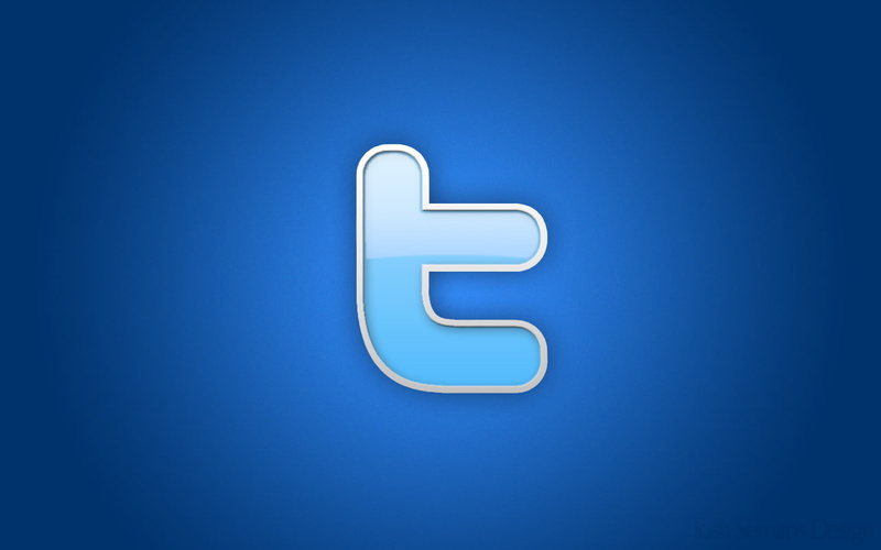 720P, blue background, twitter, background, art, blue, abstract, logo