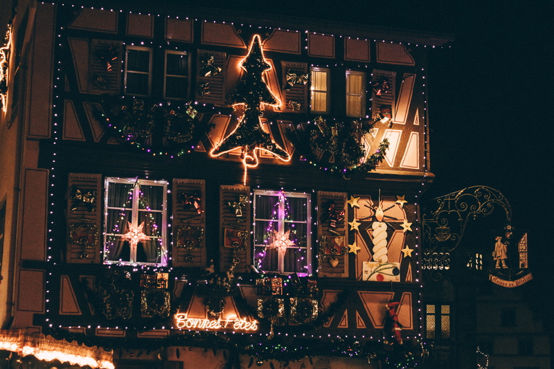 celebration, church, christmas ornament, house, representation, no people, houses, stage, christmas lights, christmas decoration, architecture, building