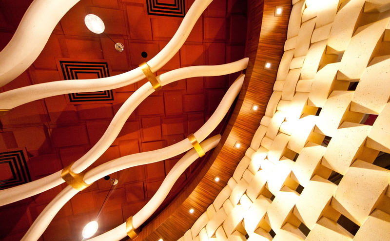 las vegas, 4K, tweet, lighting equipment, City Center, ceiling, united states, decoration, Queue Bar, high angle view, design, pattern, modern, electricity