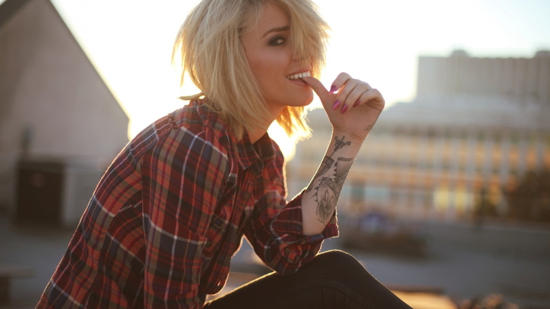 Alysha Nett, beautiful, cheerful, women, dress, beauty, females, music, people, technology, real people, hair, young women, casual Clothing, hairstyle