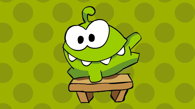 excitement, thumb, Cut the rope, emotion, green color, illustration, 1080P, positive emotion, celebration, one person, video games, fun, childhood, child