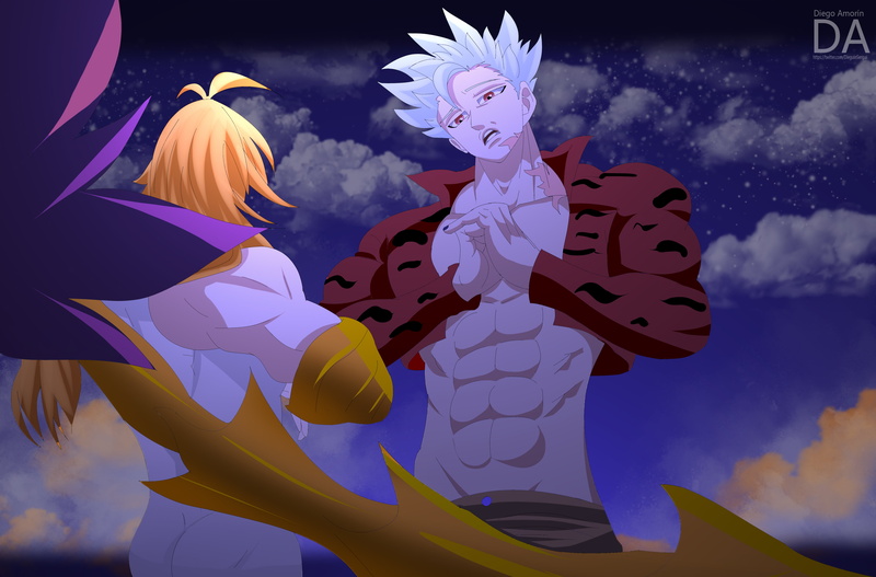 The Seven Deadly Sins, Ban (The Seven Deadly Sins), Anime, Demon King (The Seven Deadly Sins), 4K, Meliodas (The Seven Deadly Sins)