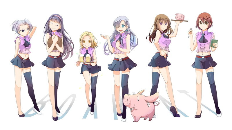 Nanatsu no Taizai, Gowther ( Sin of Lust ), 2K, Jericho, Diane (Sin of Envy), Elizabeth Liones, Guila, Elaine