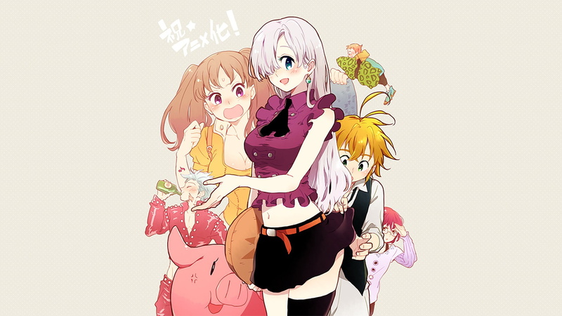 meliodas, Nanatsu no Taizai, 1080P, Diane (Sin of Envy)