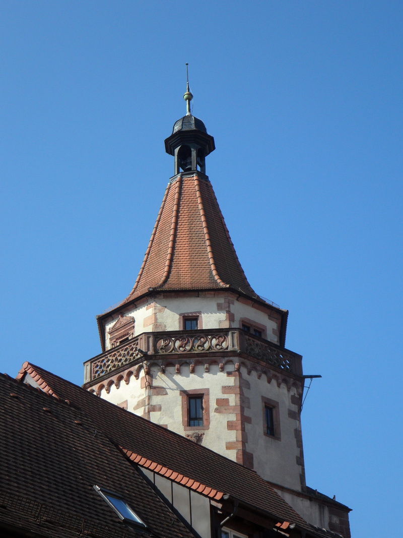 tall - high, day, niggelturm, Gengenbach, building exterior, travel destinations, Tower, history, clock, 4K, nature, religion, low angle view, no people