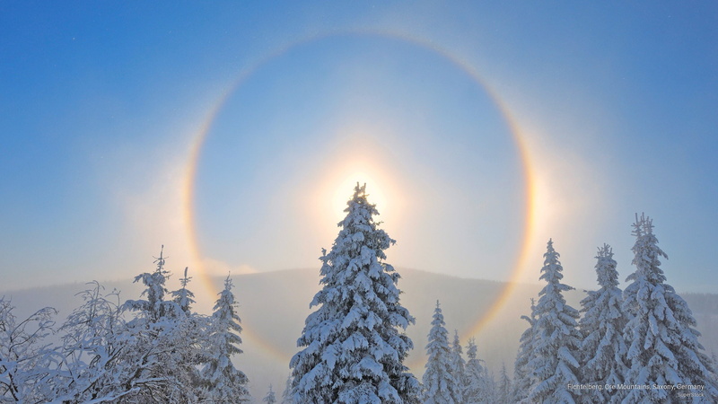 saxony, 2K, germany, ore, Winter, fichtelberg, mountains