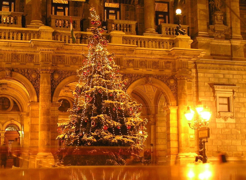year, new year, christmas, square, garland, new, 720P, holiday, tree