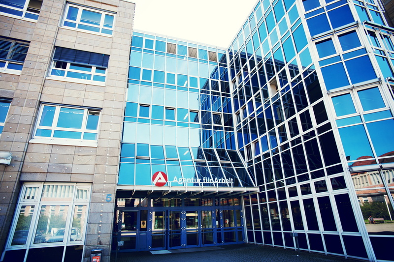 search, low angle view, office, employment office, unemployed, hartz 4, city, blue, glass - material, job search, job, building exterior, day, career, skyscraper