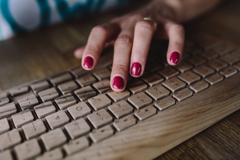 one woman only, computer, hand, input Device, office, business, pC, internet, technology, communication, 4K, female, typing, close-up, human body part