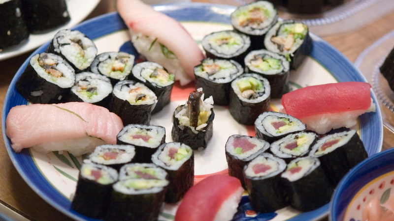 seaweed, variation, meal, food And Drink, asian food, human body part, rice, rolled Up, restaurant, one person, prepared Fish, vegetable, cucumber, japan
