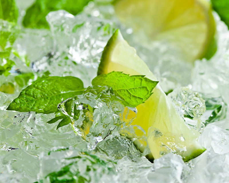 ice, no People, lemon, liquid, food and drink, water, wet, organic, cold temperature, lime, selective focus, citrus Fruit, citrus, macro, plant part, green Color