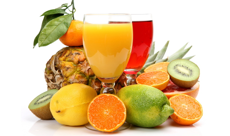 antioxidant, glass - Material, tangerine, white Background, leaf, lemon, orange Color, juicy, orange - Fruit, herb, food, slice, household equipment, juices