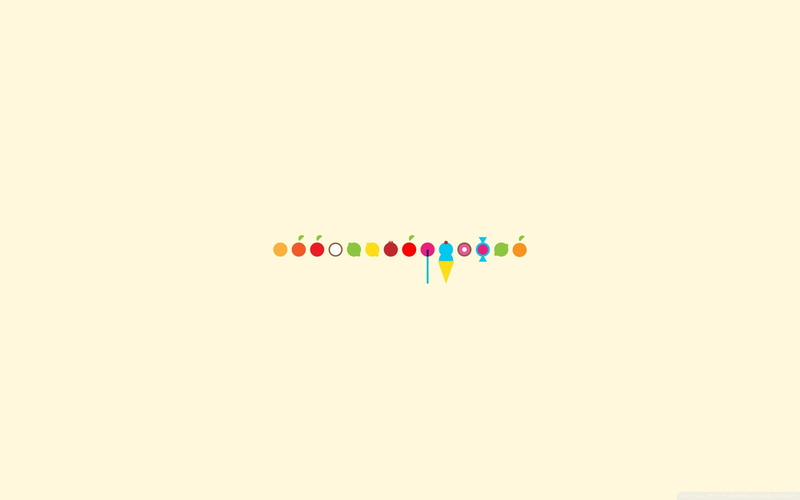 logo, indulgence, multicolored, sweet food, citrus, lemon, shape, ice cream, watermelon, white background, still life, Mandarin, design, background, fruit