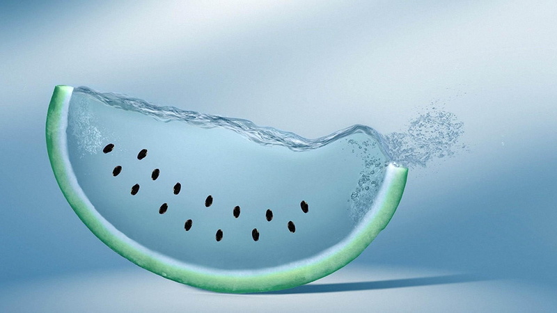 watermelon, fantasy, 1080P, water, abstract