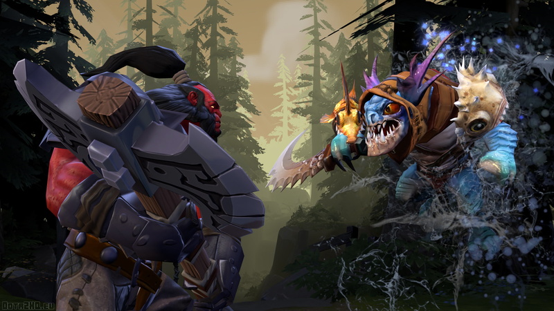 slark, 1080P, dota, axe