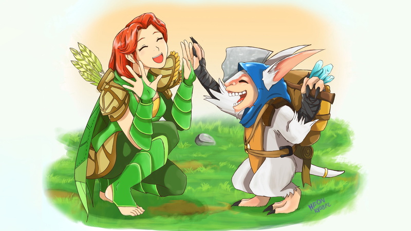 dota, 2K, meepo, windrunner