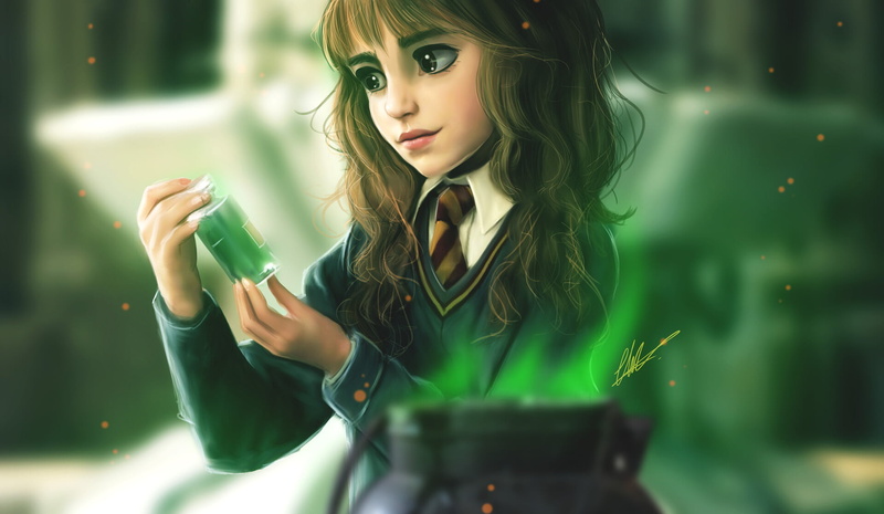 Hermione Granger, Harry Potter, 1080P, Fan Art