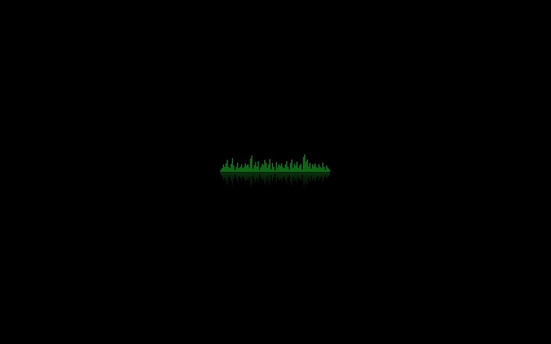 dark, equalizer, lines, ribbed, green, background, 2K