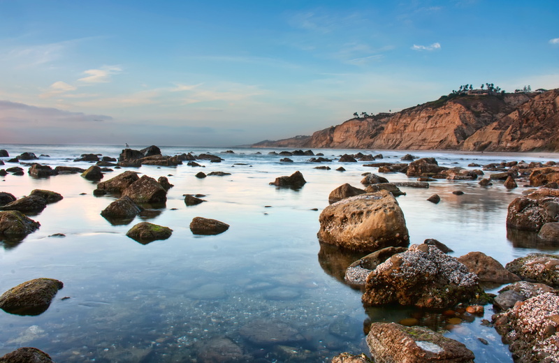 ocean, March, flickr, google  gmail, Beach, San Diego  CA, coastline, California, sea, sky, landscape, earth, Canon  450d, evening, salt  sea, America  West