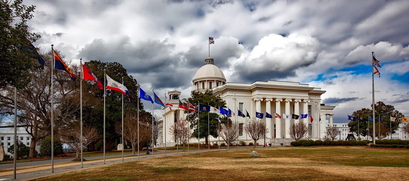 1080P, architectural column, architecture And Buildings, photos, democracy, dome, travel destinations, travel Locations, alabama, Montgomery, cloud - sky