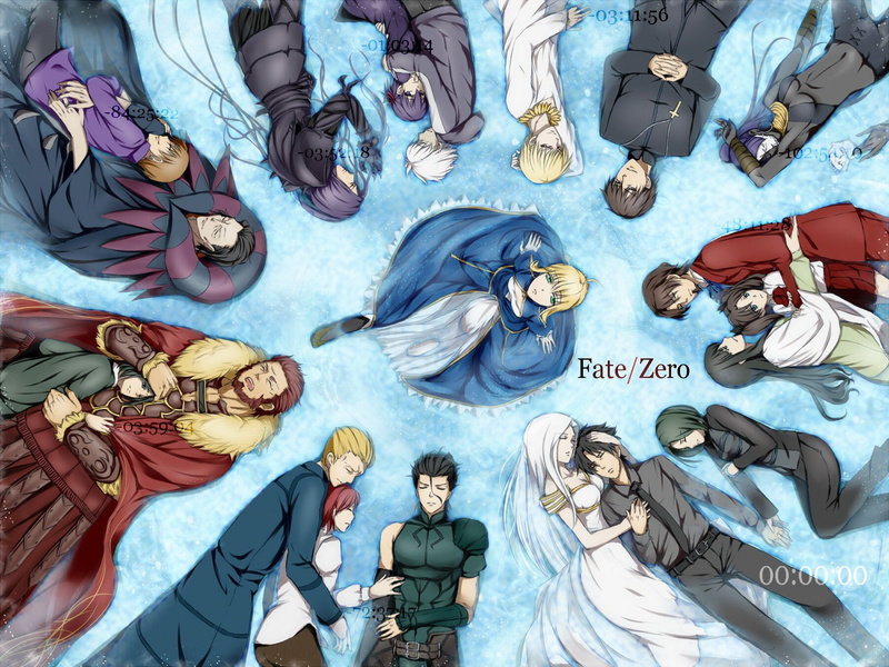 Sola-Ui Nuada-Re Sophia-Ri, Archer (Fate/Zero), Kariya Matou, Assassin (Fate/Zero), Tohsaka Aoi, Kirei Kotomine, Caster (Fate/Zero), 720P, Tokiomi Tohsaka