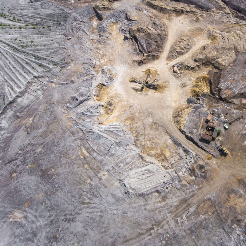 gold mine, drone, nature, copper, bird, textured, closeup, dirt, deposit, rock - object, high angle view, heavy, beauty in nature, building and construction