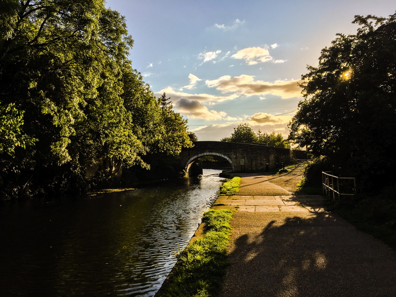 path, built structure, united kingdom, ditch, horsforth, bridge - man made structure, leeds, 4K, growth, day, castle, west yorkshire, nature, transportation