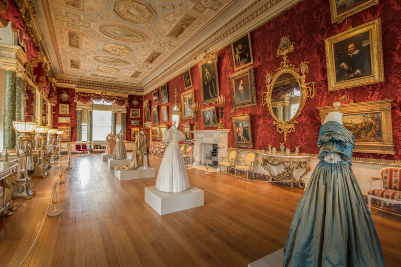lavish, harewood, painting, yorkshire, england, interior, passage, no people, religion, mural, arts culture and entertainment, history, representation