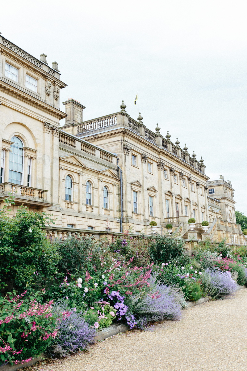 tree, flower, west yorkshire, building, gardens, day, building exterior, no people, built structure, royal, grounds, flowerbed, yorkshire, facade, outdoors