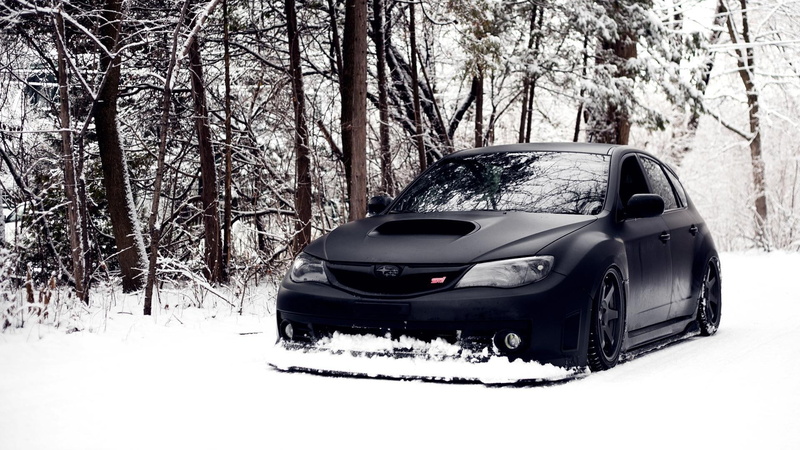 1080P, black, wrx-sti, winter, cars, tuning, hatchback, low, color, car, Impreza, light, suspension, Hella flush, fully, auto, is, desktop, machine, tunung