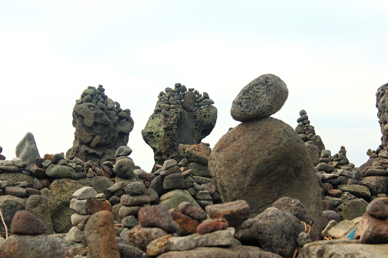 zen-like, solid, stone, day, copy space, stone tower, pebble, nature, rock - object, prayer, clear sky, land, tranquility, sky, tranquil scene, stone - object