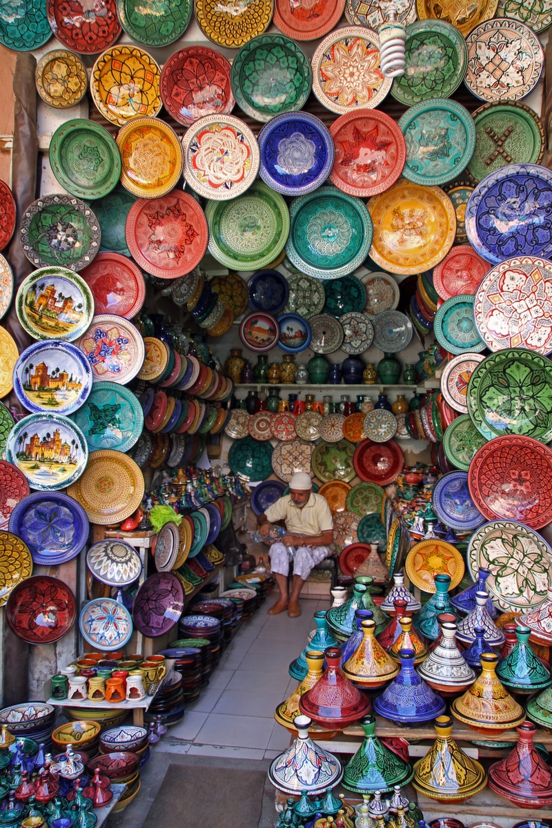 retail, still life, handmade, large group of objects, decorative, 5K, vase, arrangement, marrakech, variation, sale, retail display, morocco, abundance