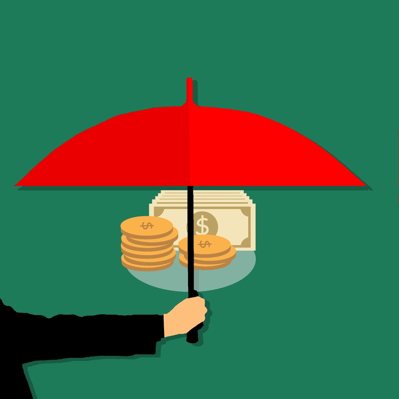 illustration, umbrella, close-up, isolated, colored background, investment, money, rain, studio shot, green color, 1080P, holding, abstract, protection