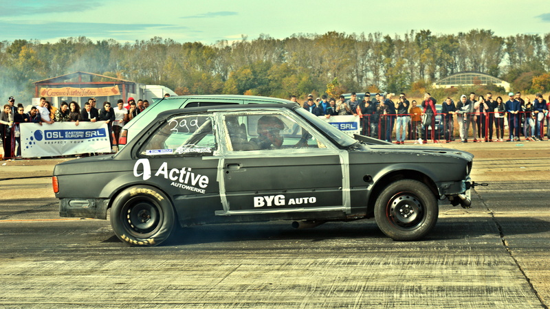 police car, 4K, street, motor vehicle, Drag Racing Romania, BMW, day,  Romania, law, car, BMW E30, land vehicle, transportation, city, drag, mode of transportation