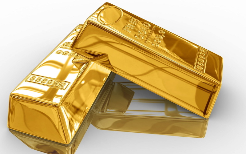 ingot, two, business, studio shot, colored, luxury, yellow, wealth, shiny, gold colored, close-up, indoors, precious gem, jewelry, reflection, no people
