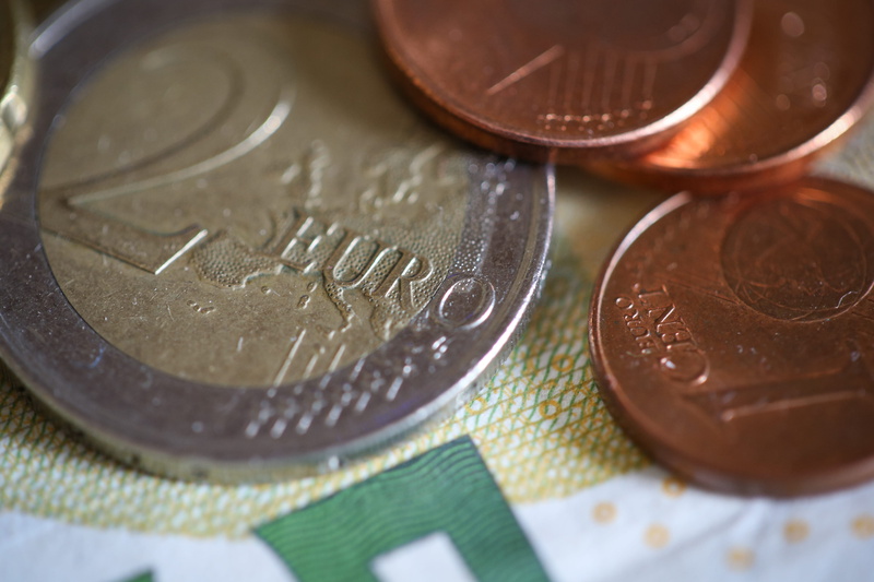 indoors, no people, investment, €, bank, text, exchange rate, currency, still life, full frame, europe, silver colored, savings, european Union Currency