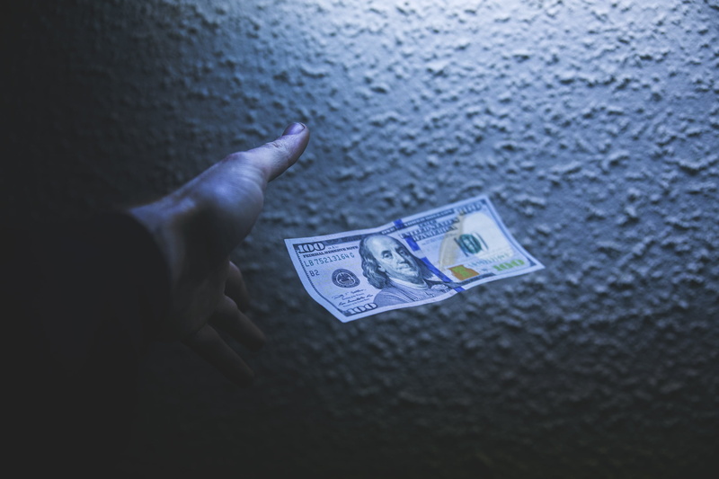 Hand, Green, 100, Dollar, Benjamin Franklin, 1080P, Shadow, Money