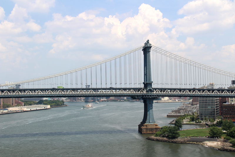 new york, new york city skyline, travel, transportation, river, architecture, travel destinations, tourism, long, urban, cityscape, america, nature, bridge