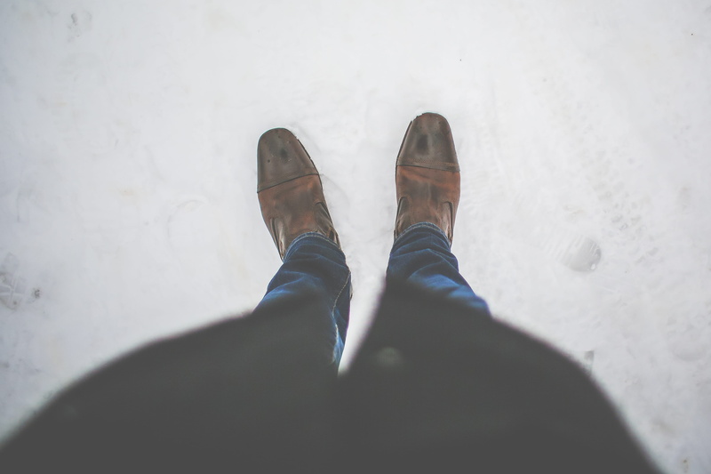 Shoes, gentleman, people, human Leg, adult, man, low section, wear, males, Leather, outdoors, high angle view, human body part, winter, casual clothing